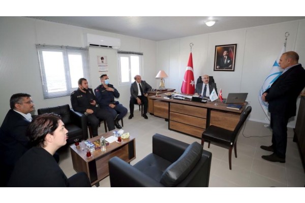 VALİ KÖŞGER YATEK’İN İNŞAAT ALANINI İNCELEDİ