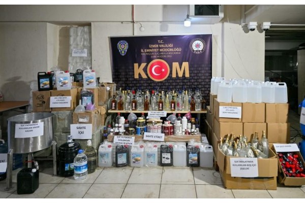 Sahte içki operasyonlarında 15 kişi tutuklandı