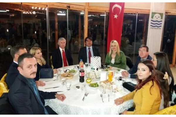 VEDA YEMEĞİYLE ALİAĞA’YA UĞURLANDI