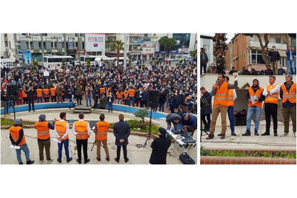 GEMİ SÖKÜM İŞÇİLERİ DİRENİŞE DEVAM EDİYOR