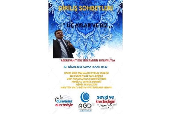 AGD CUMA SÖYLEŞİLERİ DEVAM EDİYOR