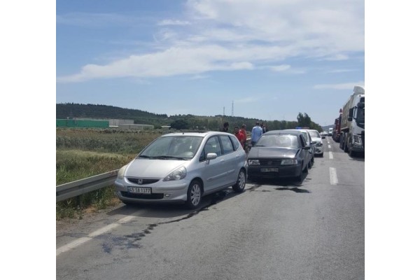 ZİNCİRLEME KAZA: 1 YARALI