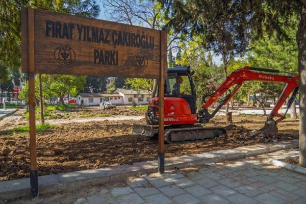 Fırat Çakıroğlu Parkı’nda büyük dönüşüm