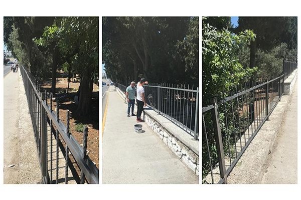 Eski mezarlığın çevresi yenilendi