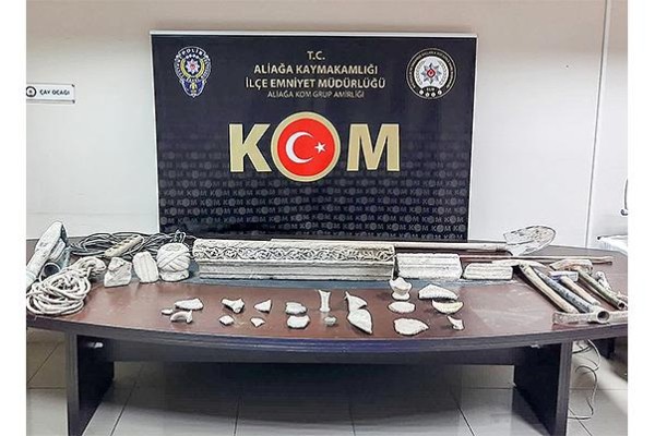 Roma dönemine ait eserler ele geçirildi