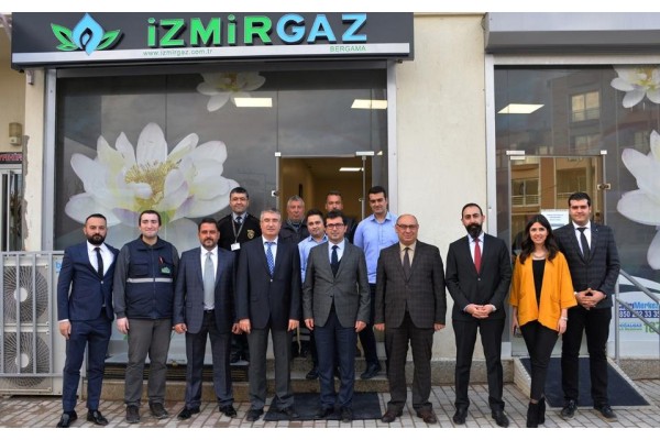 BERGAMA’DA DOĞALGAZ ABONE MERKEZİ AÇILDI