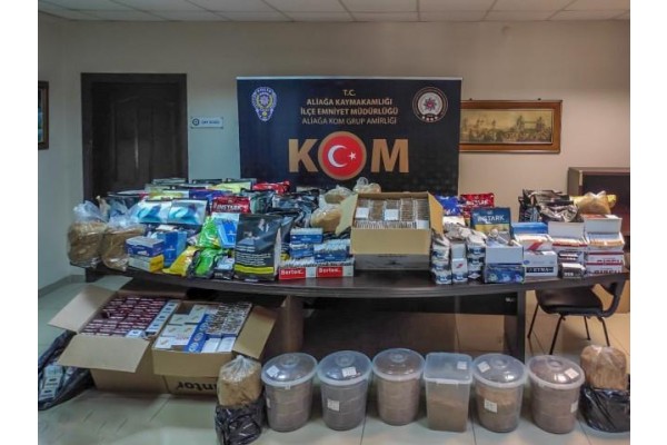 EMNİYETTEN KAÇAK TÜTÜN OPERASYONU