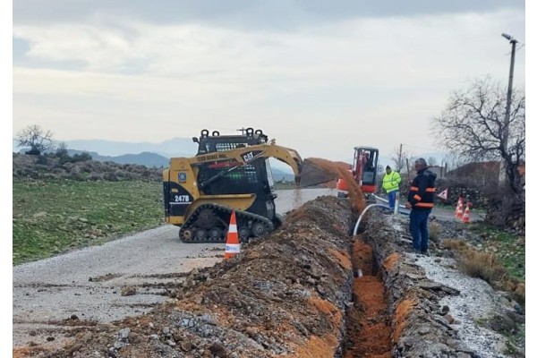 Yüksekköy’ün içme suyu hattı yenileniyor