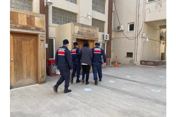 KONTEYNERDE SAKLANIRKEN YAKALANDI