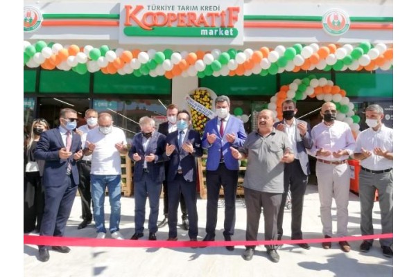 TARIM KREDİ KOOPERATİFİ MARKETİ AÇILDI