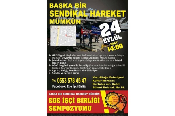 İŞÇİLER TARTIŞACAK; ‘BAŞKA BİR SENDİKAL HAREKET MÜMKÜN!’