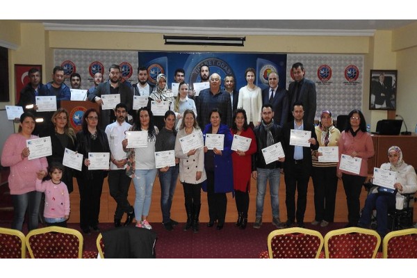 GİRİŞİMCİLER SERTİFİKALARINI ALDI