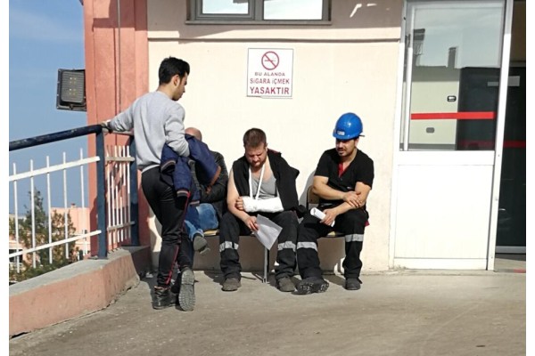 YİNE İŞ KAZASI: 1 YARALI