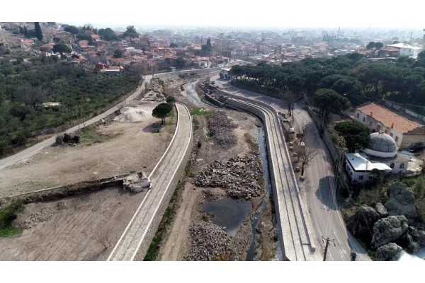 Antik kanalda restorasyon sürüyor