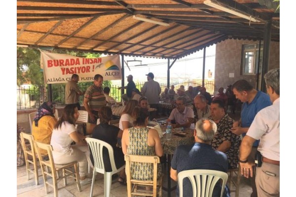 Çıtaklılar cüruf depolama tesisi istemiyor