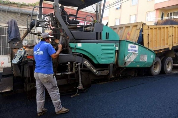 KAZIMDİRİK’E YENİ ASFALT!