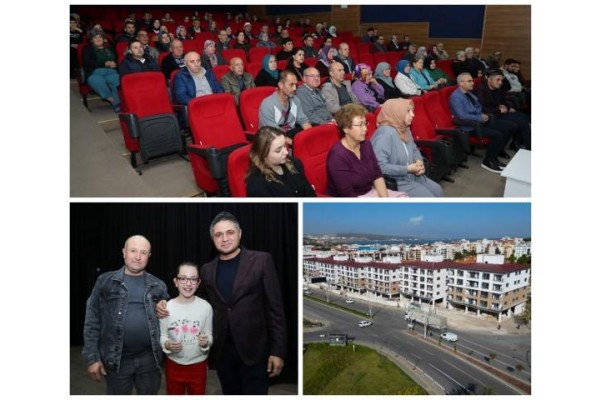 60 konut sahiplerine teslim edildi