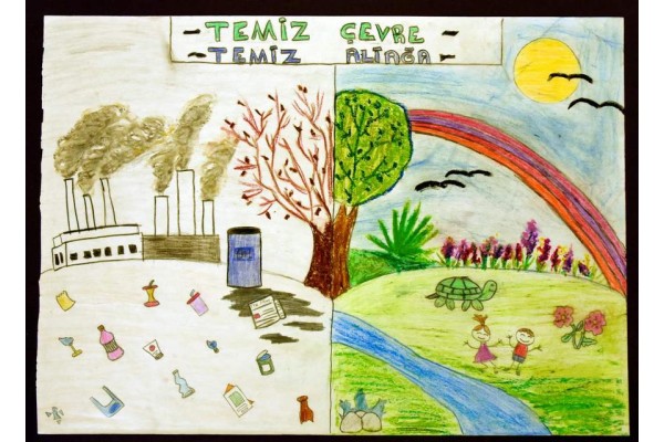 RESİMLER TEMİZLİK ARAÇLARINA GÖRSEL OLUYOR