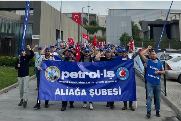 Ravago işçileri de eylemde!