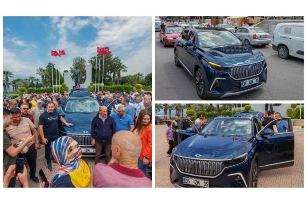 TOGG Aliağa sokaklarında