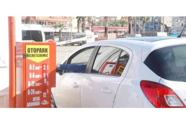 Otoparkta ilk 15 dakika ücretsiz
