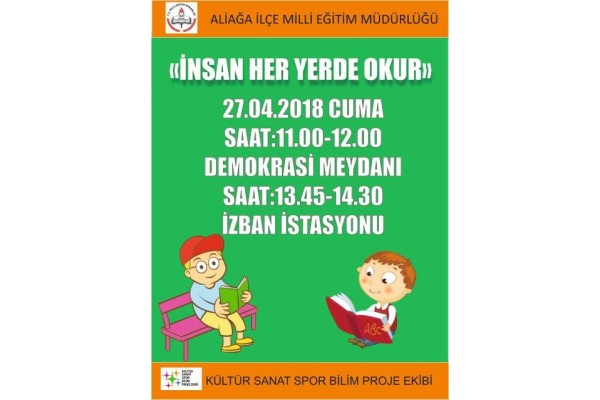 İNSAN HER YERDE OKUR