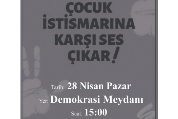 ALİAĞALILAR ‘ÇOCUK İSTİSMARINA HAYIR’ DİYECEK