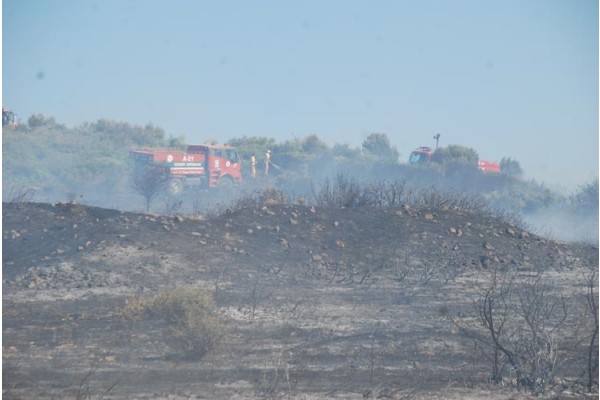 GEMİ SÖKÜM BÖLGESİ’NDE YANGIN PANİĞİ