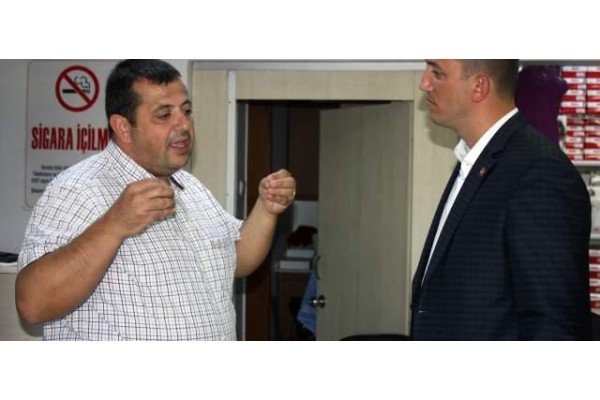 BARIŞ EROĞLU'NDAN ESNAF ZİYARETTİ