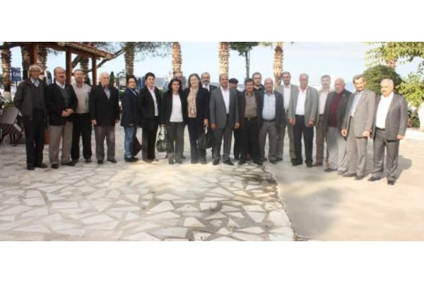 ULAŞ MUHTARLARLA BULUŞTU