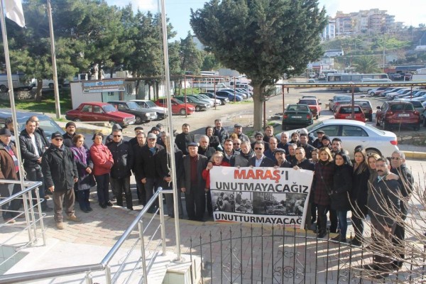 MARAŞ KATLİAMI PROTESTO EDİLDİ