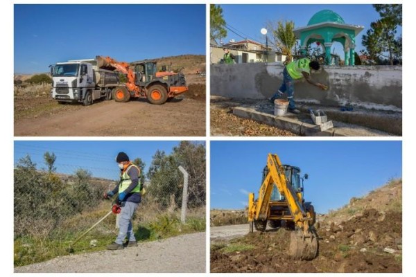 MAHALLELERDE BAKIM, ONARIM ÇALIŞMALARI SÜRÜYOR
