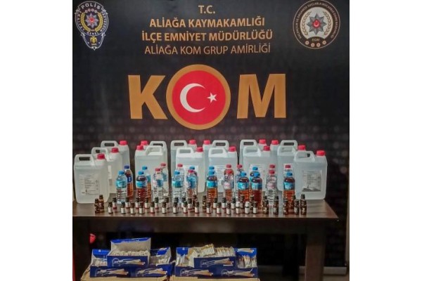 YILBAŞI ÖNCESİ KAÇAK İÇKİ OPERASYONU