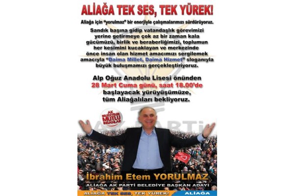AK PARTİ'DE 10 BİN KİŞİLİK YÜRÜYÜŞ HAZIRLIĞI
