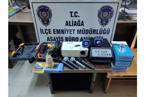 CAMİDEN HIRSIZLIK YAPAN ŞAHIS YAKALANDI