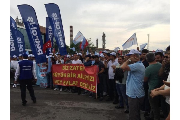 TÜPRAŞ İŞÇİSİ İSTANBUL’DA