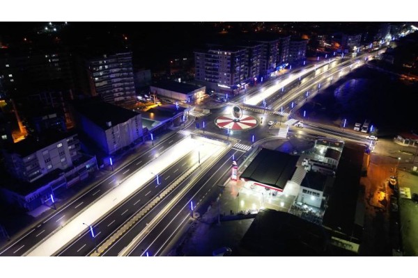 Köprülü kavşak trafiği rahatlattı