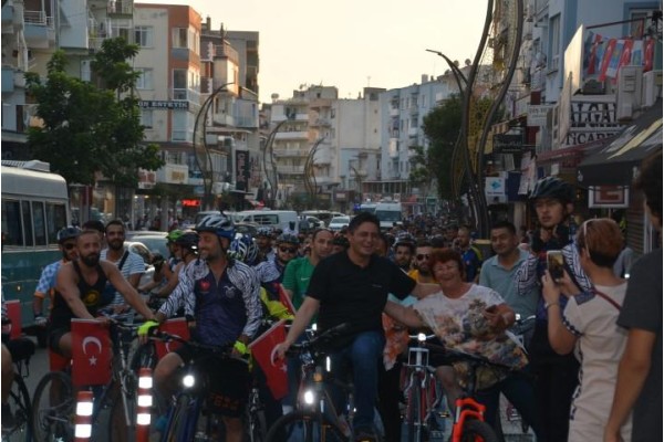 BİSİKLET YOLU AÇILDI