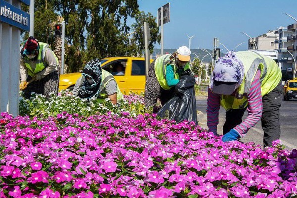 PEYZAJ ÇALIŞMALARI DEVAM EDİYOR