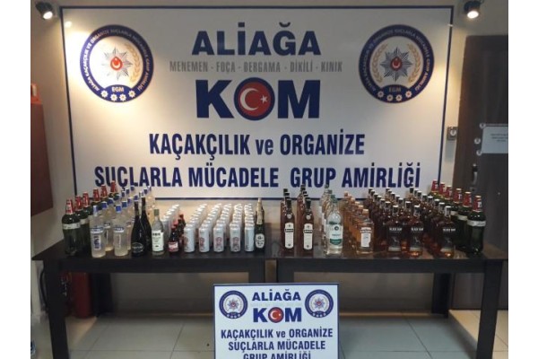 EMNİYETTEN KAÇAK İÇKİ OPERASYONU