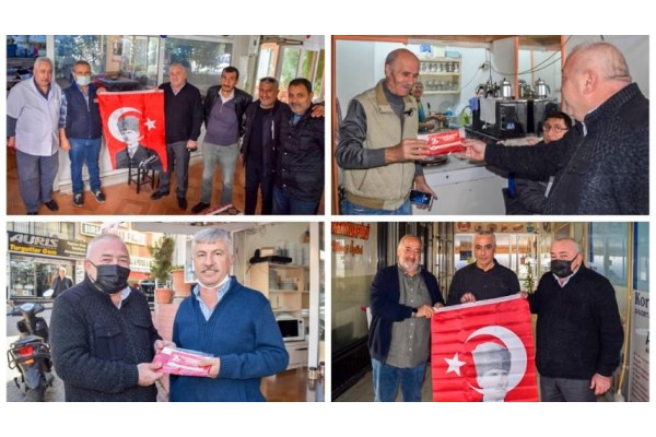 ESNAF VE SANATKARLAR ODASI’NDAN ESNAFA TÜRK BAYRAĞI