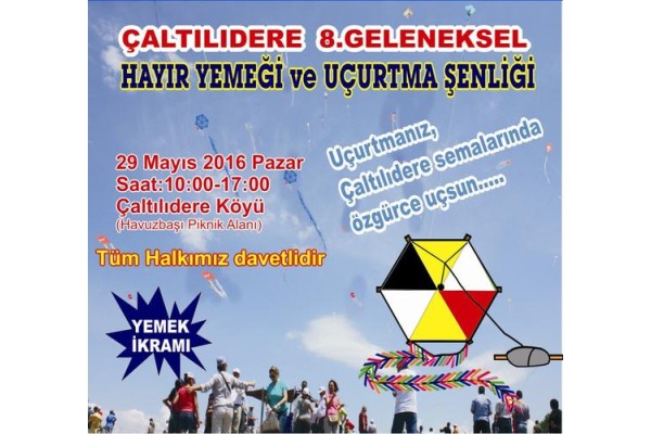 ÇALTILIDERE'DE UÇURTMA ŞENLİĞİ