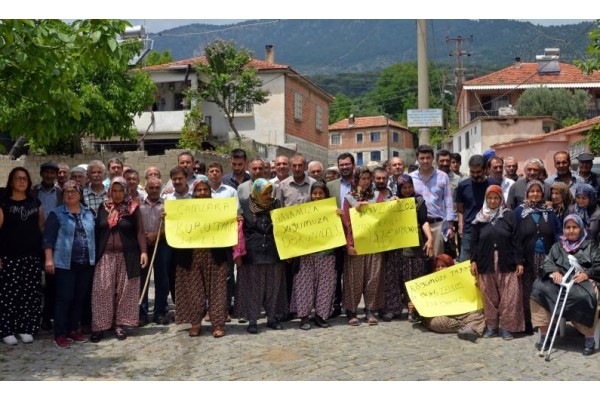 KOZAKLILAR ÇED TOPLANTISINI YAPTIRMADI