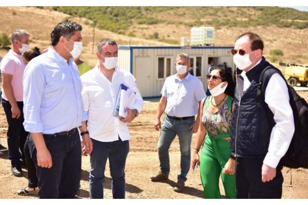 GENEL SEKRETER HASTANE İNŞAATINI İNCELEDİ