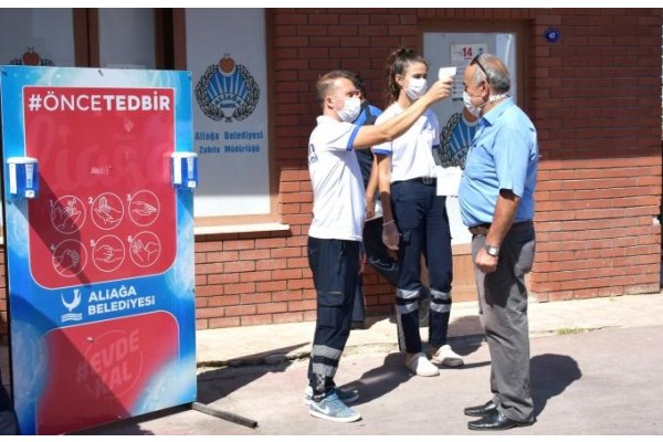 PAZARYERLERİNDE KORONAVİRÜS ÖNLEMİ