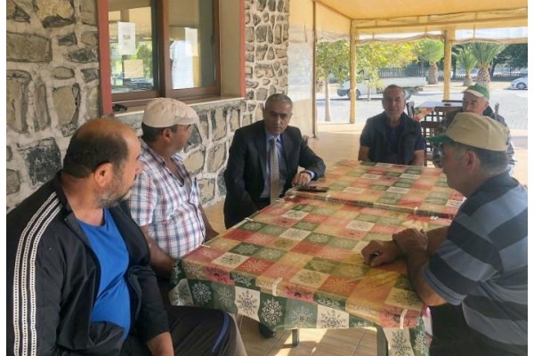 Kaymakam Güney Çaltılıdere’yi ziyaret etti