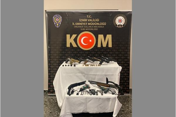 SİLAH KAÇAKÇILIĞI OPERASYONUNDA 12 GÖZALTI