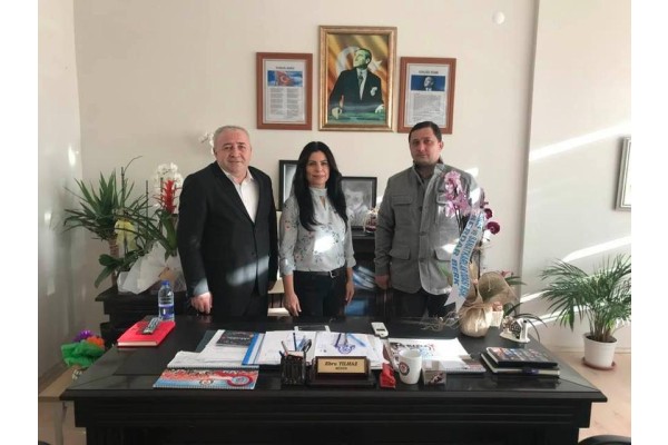 İKİ BAŞKANDAN HAYIRLI OLSUN ZİYARETİ