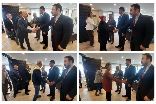 Protokol bayramlaştı