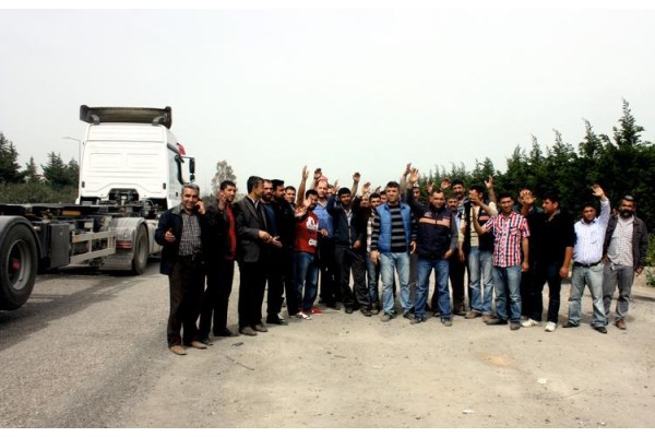 KAMYONCULAR İSYANDA